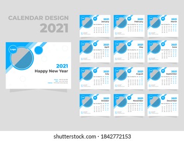 Calendar 2021 Desk calendar 2021