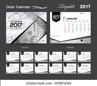 Calendar 2021 template, Desk Calendar 2017 Vector Design Template,Big set of Months, business calendar, business cover, White cover, vintage design