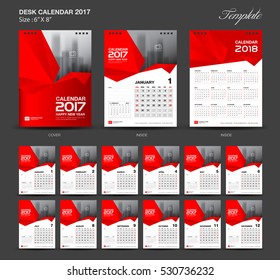 Calendar 2021 template, Desk Calendar 2017 Vector Design Template, Big set of Months, Wall calendar layout, Red cover design, vintage design, advertisement