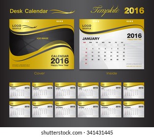 Calendar 2021 template, set gold Calendar 2016 Vector Design Template,Big set of Months, business calendar, business cover, gold cover, brochure design