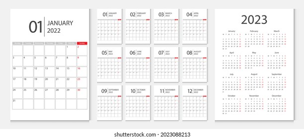 Calendar 2023 Images, Stock Photos & Vectors | Shutterstock