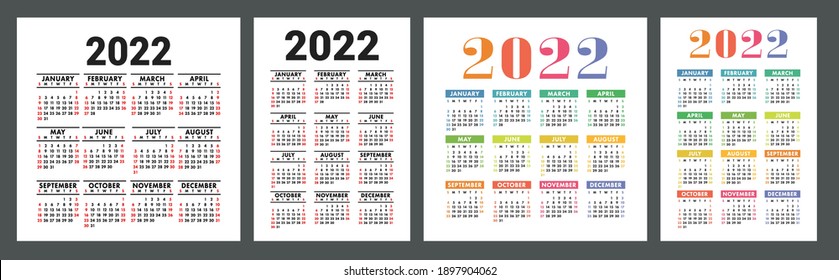 Ou Calendar 2022 Calendar 2022 : Images, Photos Et Images Vectorielles De Stock |  Shutterstock