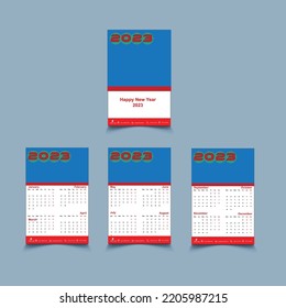 Calendar 2023 Happy new year