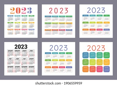 Calendar 2022 2023 2024 2025 2026 Stock Vector (Royalty Free) 1903756111