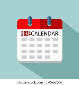  calendar 2024 Vector EPS 10