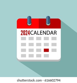  calendar 2024 Vector EPS 10