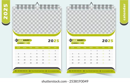 Calendar 2025 corporate template design set. Monthly planner design in corporate and business style