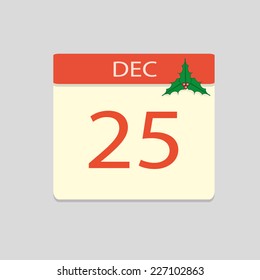 calendar 25 december