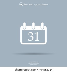 calendar 31 vector icon