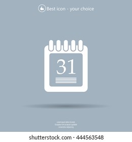 calendar 31 vector icon