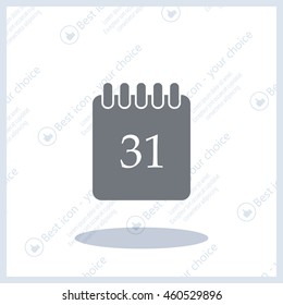 calendar 31 vector icon