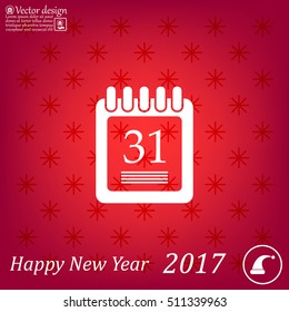 calendar 31 vector icon