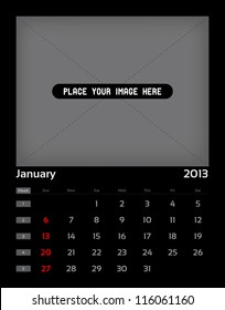Calendar A4 - 01 January