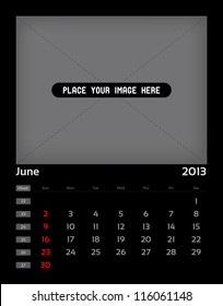 Calendar A4 - 06 June