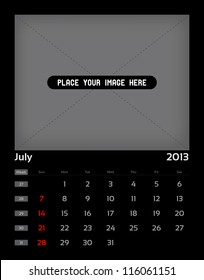 Calendar A4 - 07 July
