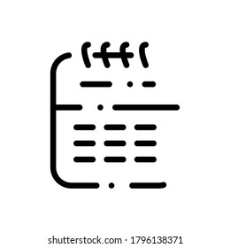 Resumen de calendario Icono ilustración vectorial aislada en fondo blanco