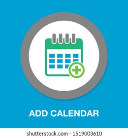 Calendar With Add Sign Icon, Add Date To Calendar, Calendar Symbol