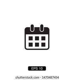 calendar agenda icon vector illustration