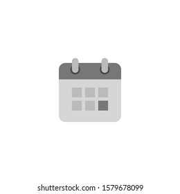 calendar, agenda, time schedule icon vector illustration logo template