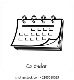 Concepto De Icono De Calendario Y Cita