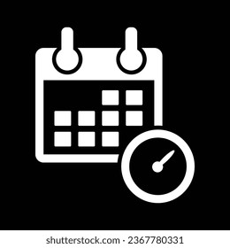 ilustración vectorial de icono de cita de calendario