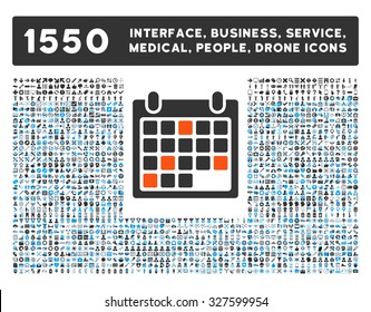 Calendar Appointment and other web interface, business tools, people poses, medical service vector icons. Style is flat symbols, bicolored, rounded angles, white background.