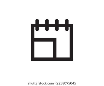 Calendar or appointment schedule flat icon icon for apps and websites