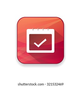 calendar approved   icon
