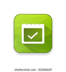 calendar approved   icon