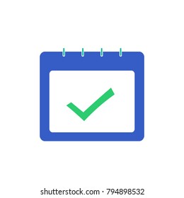 calendar approved icon