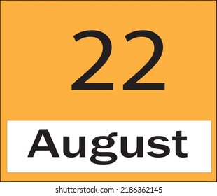 recorte de imagen de ilustración de vector de august