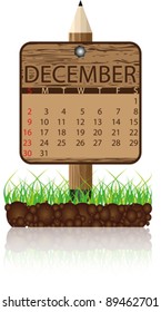 calendar banner december