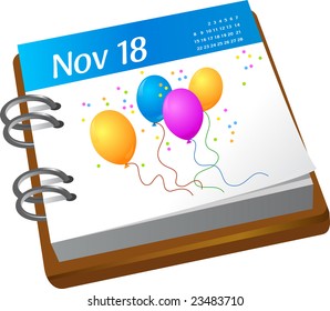 calendar - birthday