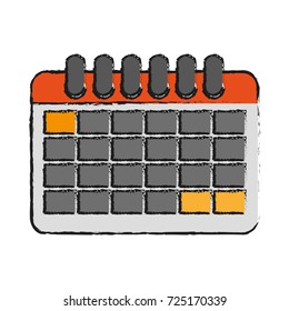 calendar with blank dates icon image