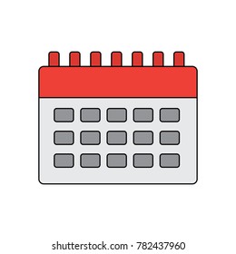 calendar blank icon image 