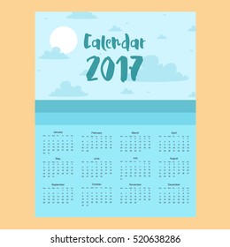 Calendar blue 