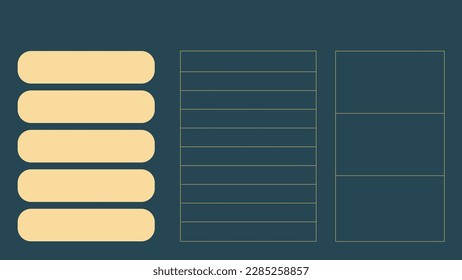 Calendar in blue background color.