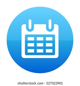 Calendar Blue Vector Icon