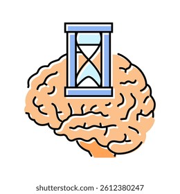 calendar brainstorm color icon vector. calendar brainstorm sign. isolated symbol illustration