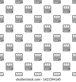 Calendar business pattern seamless vector repeat geometric for any web design