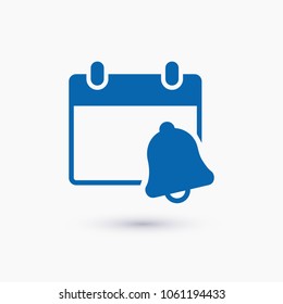 calendar with a call vector icon