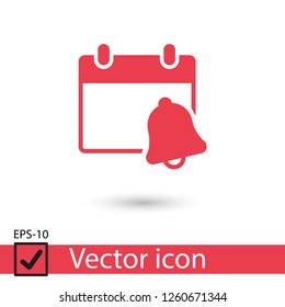 calendar with a call vector icon