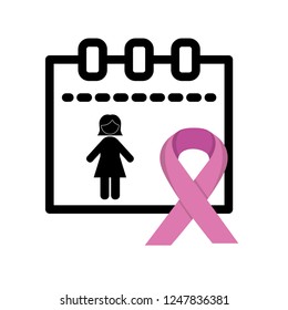 calendar with campaign ribbon