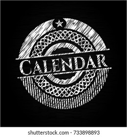 Calendar chalk emblem