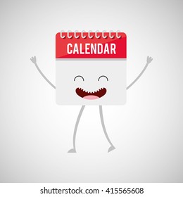 calendar character design 