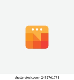 calendar and chat icon design