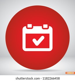 calendar check mark icon
