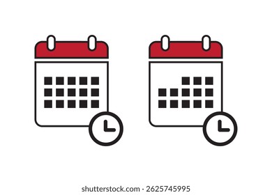 calendar check time schedule web icon 