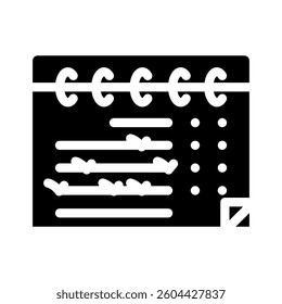 calendar checkmarks hybrid work glyph icon vector. calendar checkmarks hybrid work sign. isolated symbol illustration