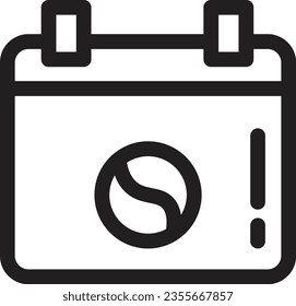 Calendar Chines Newyear Outline Icon